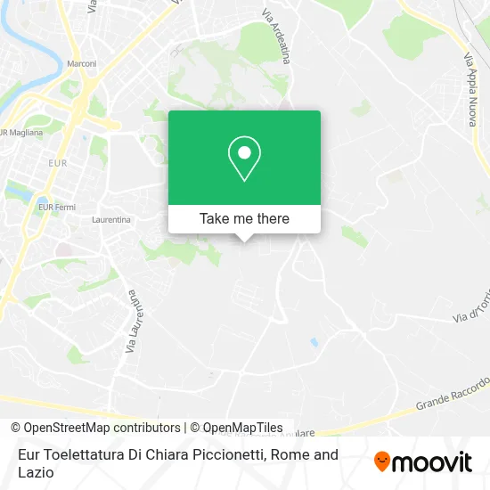 Eur Toelettatura Di Chiara Piccionetti map
