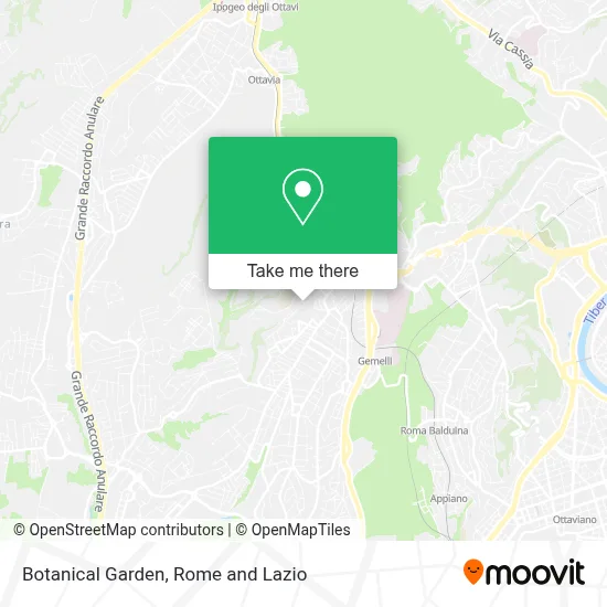 Botanical Garden map