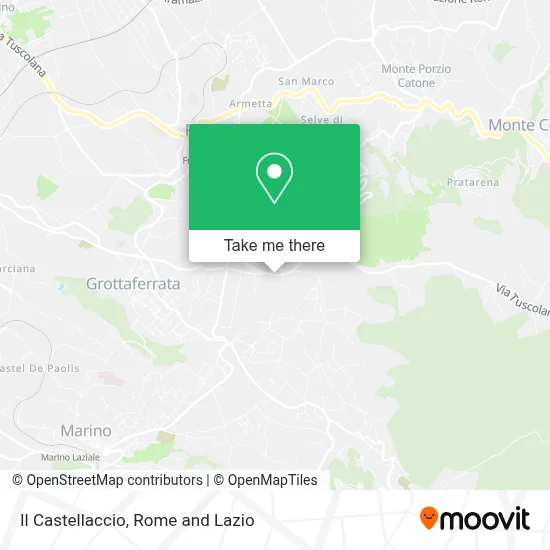 Il Castellaccio map