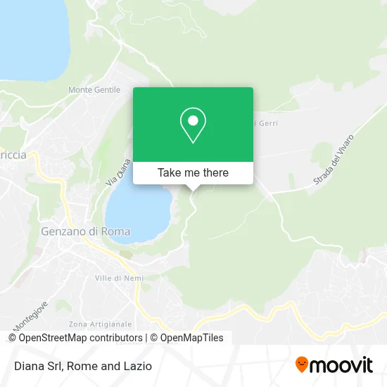 Diana Srl map