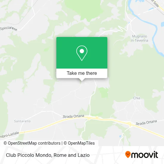 Club Piccolo Mondo map