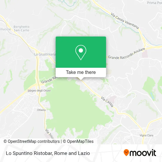 Lo Spuntino Ristobar map