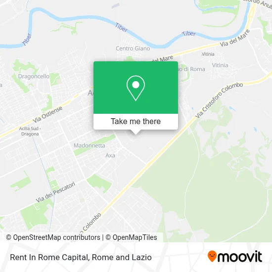 Rent In Rome Capital map
