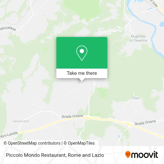 Piccolo Mondo Restaurant map