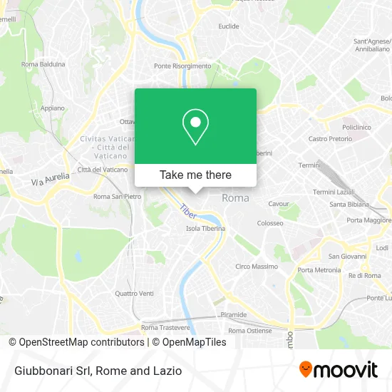 Giubbonari Srl map