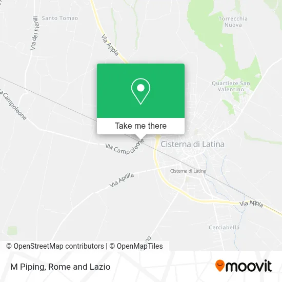 M Piping map