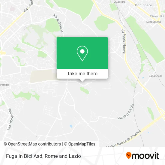 Fuga In Bici Asd map
