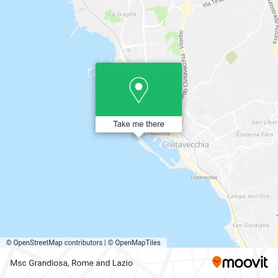 Msc Grandiosa map