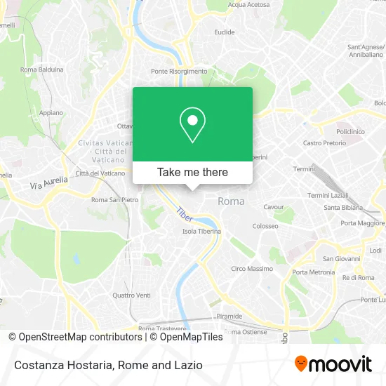 Costanza Hostaria map