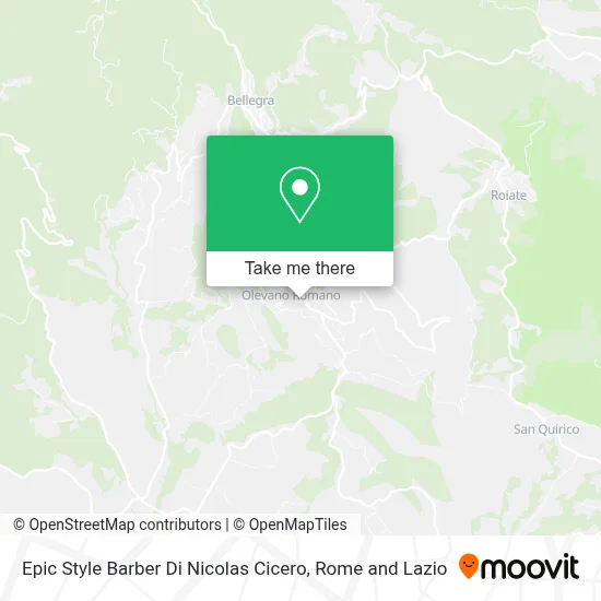 Epic Style Barber Di Nicolas Cicero map