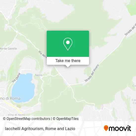 Iacchelli Agritourism map