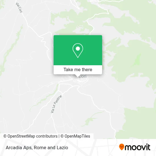Arcadia Aps map