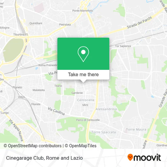 Cinegarage Club map