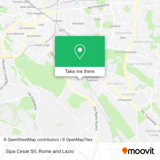 Sipa Cesar Srl map