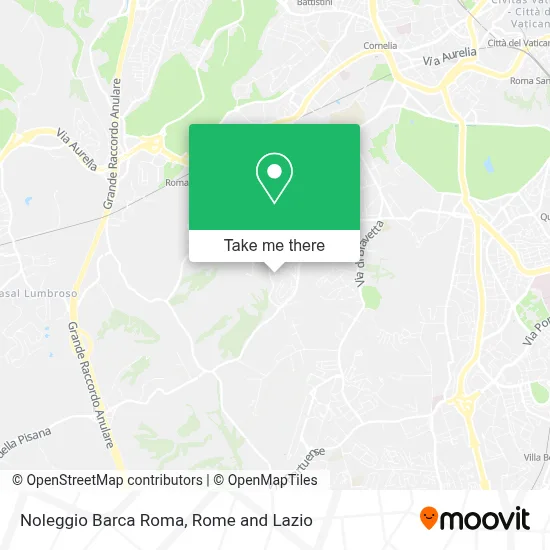 Noleggio Barca Roma map