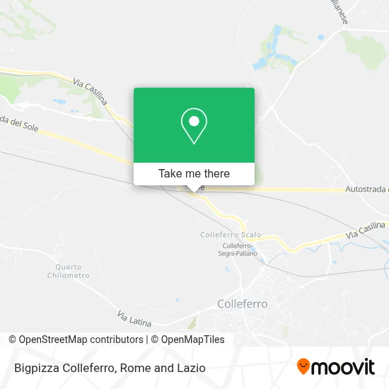 Bigpizza Colleferro map