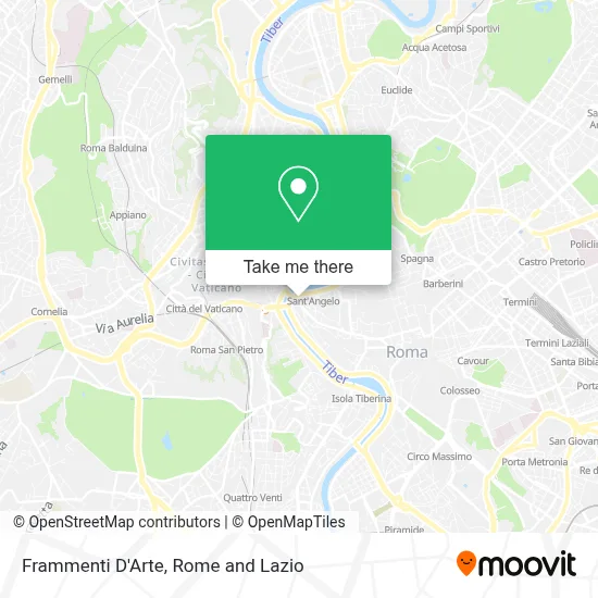Frammenti D'Arte map