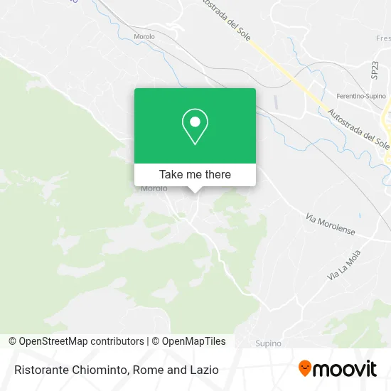 Ristorante Chiominto map