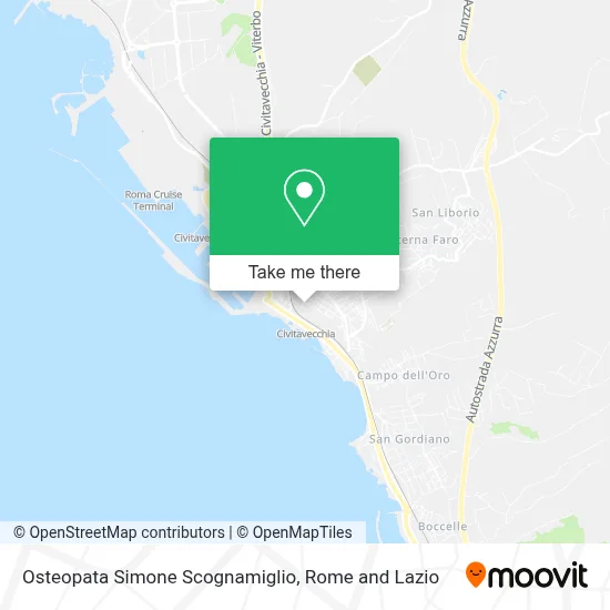 Osteopata Simone Scognamiglio map