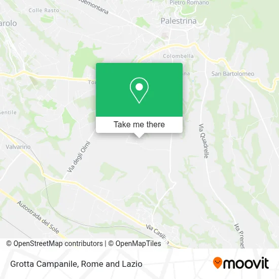 Grotta Campanile map