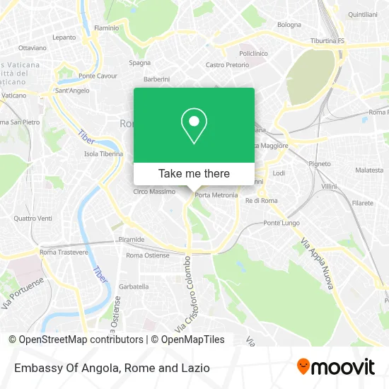 Embassy Of Angola map