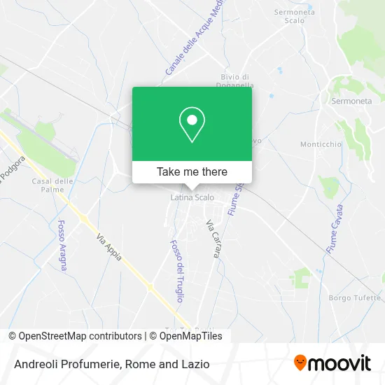 Andreoli Profumerie map