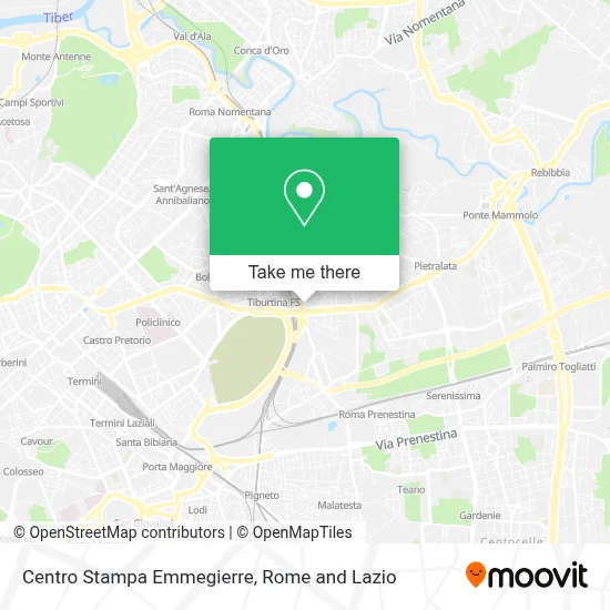 Centro Stampa Emmegierre map
