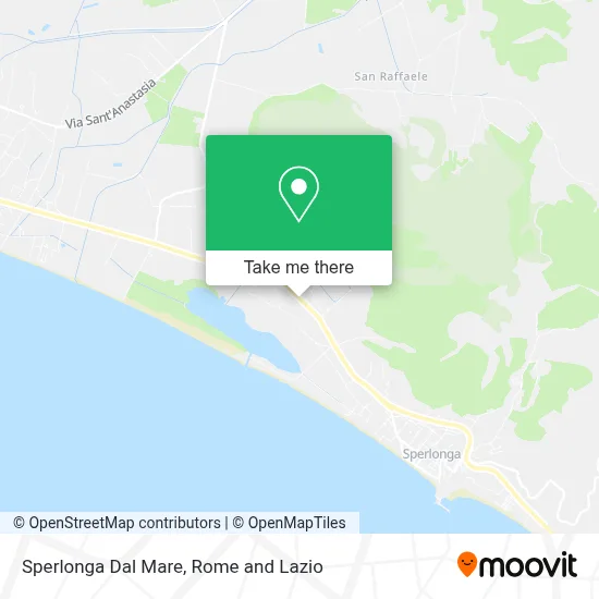 Sperlonga Dal Mare map