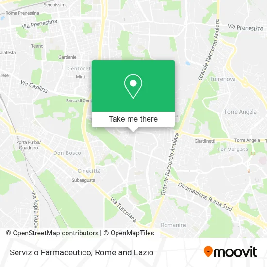 Servizio Farmaceutico map