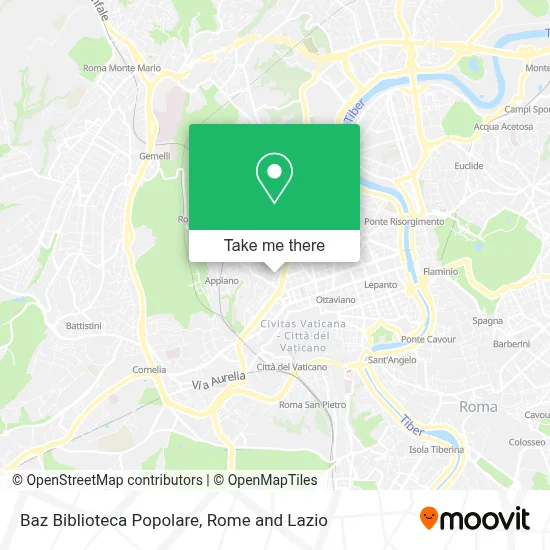 Baz Biblioteca Popolare map