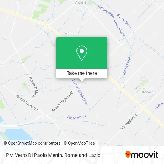 PM Vetro Di Paolo Menin map