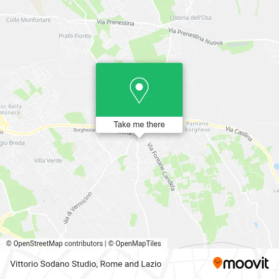 Vittorio Sodano Studio map