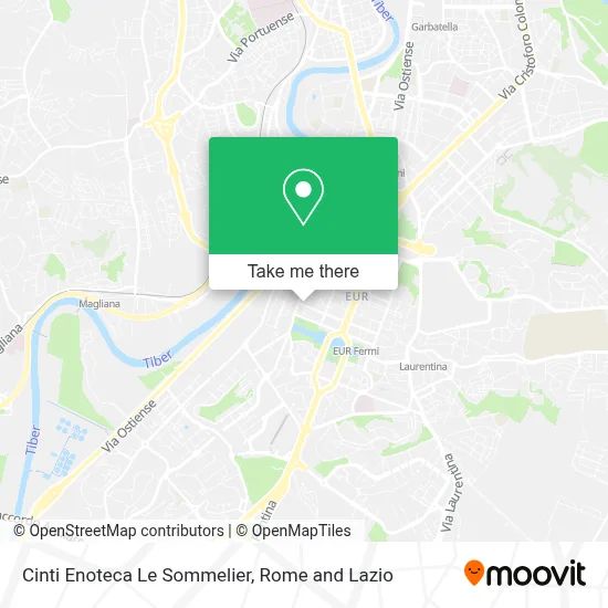 Cinti Enoteca Le Sommelier map