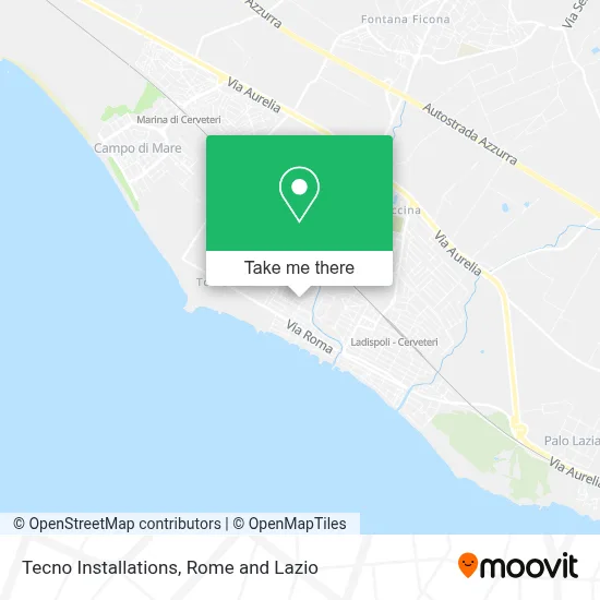 Tecno Installations map