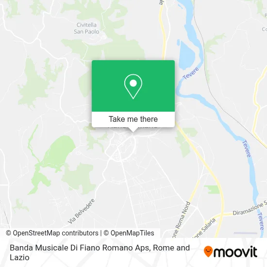 Banda Musicale Di Fiano Romano Aps map