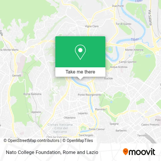 Nato College Foundation map