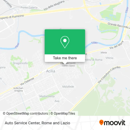 Auto Service Center map