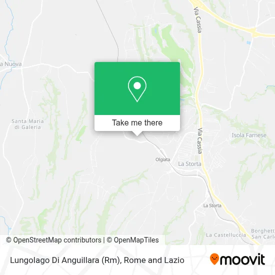 Lungolago Di Anguillara (Rm) map