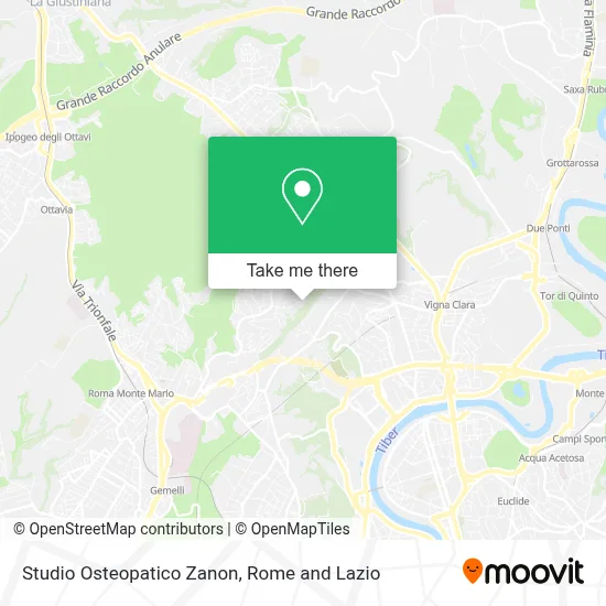 Studio Osteopatico Zanon map