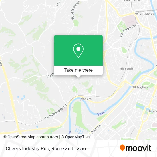 Cheers Industry Pub map