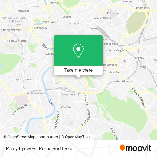 Percy Eyewear map