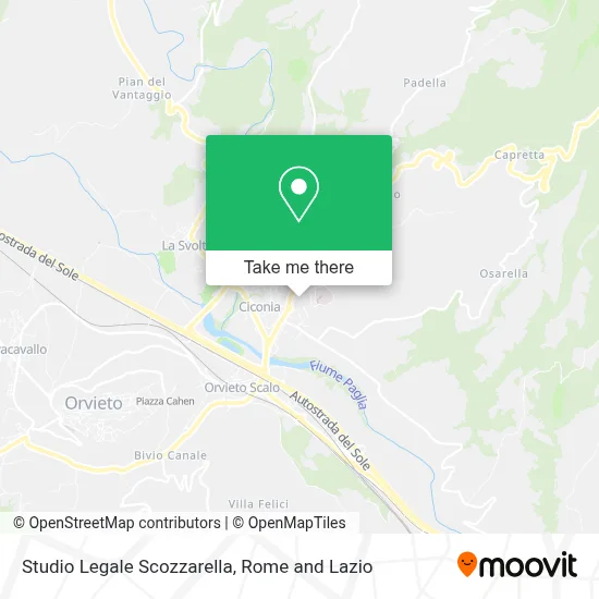 Studio Legale Scozzarella map