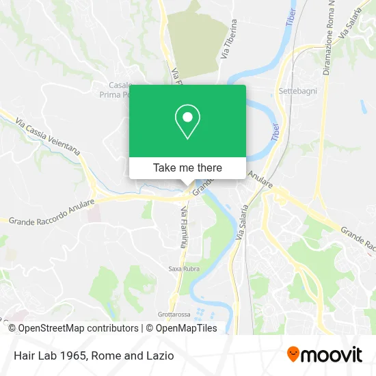 Hair Lab 1965 map