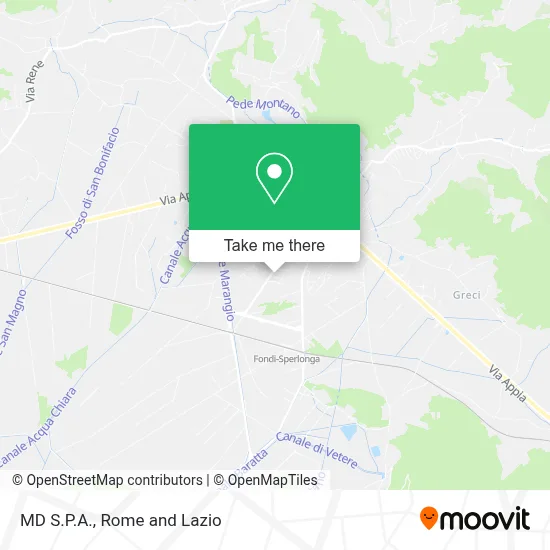 MD S.P.A. map