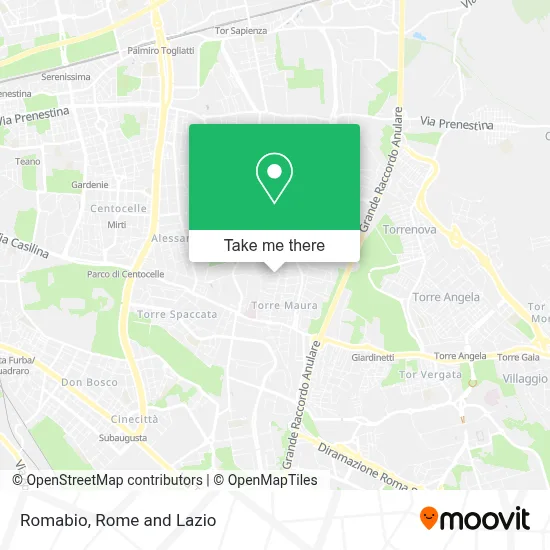 Romabio map