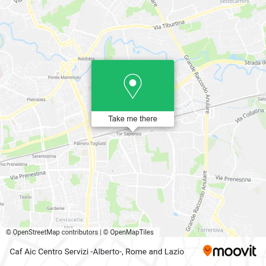 Caf Aic Centro Servizi  -Alberto- map