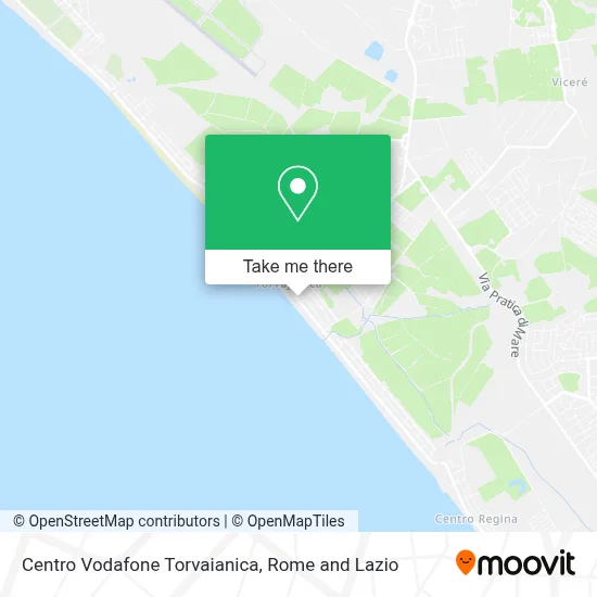 Centro Vodafone Torvaianica map