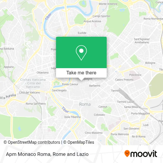Apm Monaco Roma map