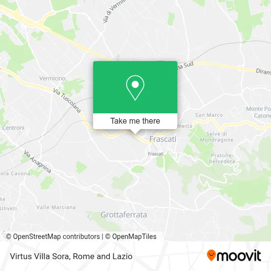 Virtus Villa Sora map