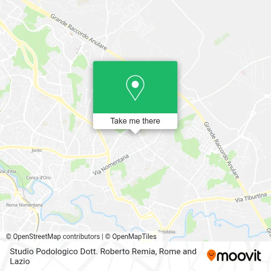 Studio Podologico Dott. Roberto Remia map